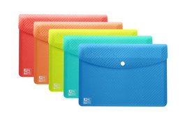 Dosier Sobre Oxford/Elba Urban Pp Translucido Broche A6 Surtido (5 Col.) (Set de 5)