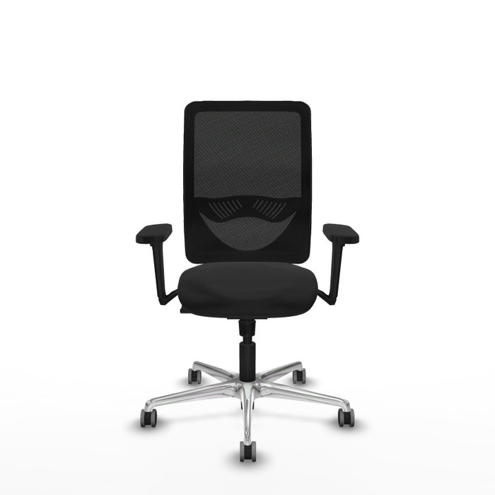 PIQUERAS Y CRESPO Silla de oficina Zulema con mecanismo Sincro y Brazos 3D, Negro PIQUERAS Y CRESPO Silla de oficina Zulema con mecanismo Sincro y Brazos 3D, Negro