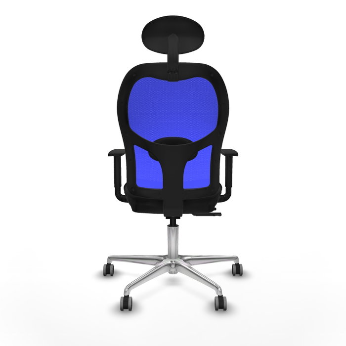 PIQUERAS Y CRESPO Silla de oficina Jorquera con mecanismo Sincro/Traslack, Azul y Negro PIQUERAS Y CRESPO Silla de oficina Jorquera con mecanismo Sincro/Traslack, Azul y Negro