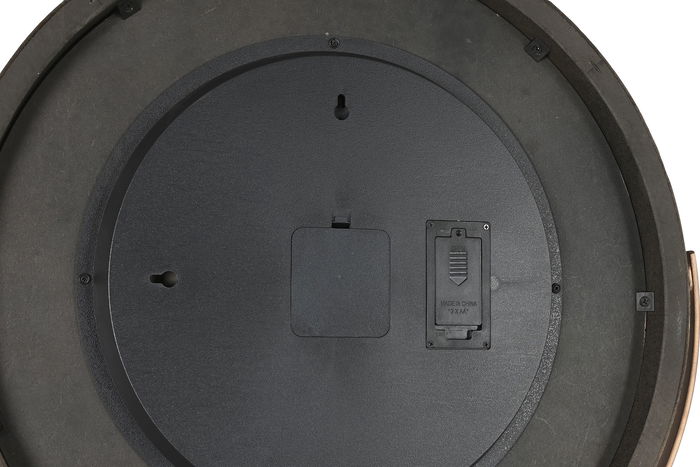 DKD Home Decor Reloj Pie Loft Natural Cobre Abeto Cristal 183 x 61 x 55 cm