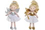 DKD Home Decor Muñeca Hada de Poliéster Surtido de 2 Unidades