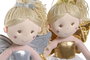 DKD Home Decor Muñeca Hada de Poliéster Surtido de 2 Unidades