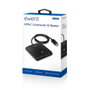 EWENT Lector de Tarjetas Inteligentes USB-C EW1055 Negro