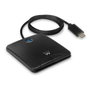 EWENT Lector de Tarjetas Inteligentes USB-C EW1055 Negro