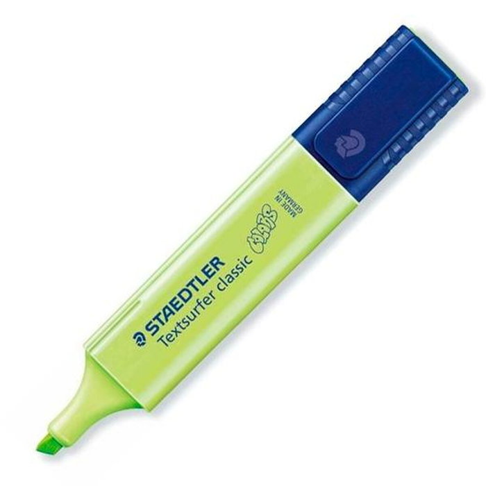 STAEDTLER Marcadores Fluorescentes Classic Pastel Verde Lima Pack de 10 STAEDTLER Marcadores Fluorescentes Classic Pastel Verde Lima Pack de 10