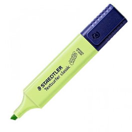 STAEDTLER Marcadores Fluorescentes Classic Pastel Verde Lima Pack de 10