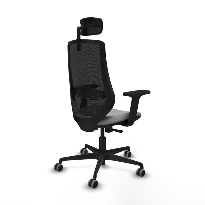 PIQUERAS Y CRESPO Silla de oficina Mardos con mecanismo Sincro, Gris y Negro PIQUERAS Y CRESPO Silla de oficina Mardos con mecanismo Sincro, Gris y Negro