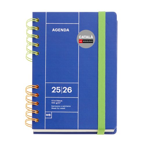 Agenda Escolar (2025-26) Miquelrius Catalan Back To Basics Wire-O Tapa Extra Con Goma Activa 8º 123X178 S/V Apais. Gris Agenda Escolar (2025-26) Miquelrius Catalan Back To Basics Wire-O Tapa Extra Con Goma Activa 8º 123X178 S/V Apais. Gris