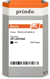 Prindo Basic XL Cartucho de tinta negro compatible con HP 953 XL