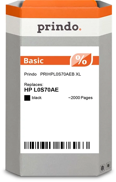 Prindo Basic XL Cartucho de tinta negro compatible con HP 953 XL Prindo Basic XL Cartucho de tinta negro compatible con HP 953 XL