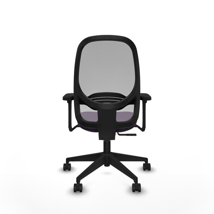 PIQUERAS Y CRESPO Silla de oficina Cilanco con mecanismo Sincro, Morado y Gris