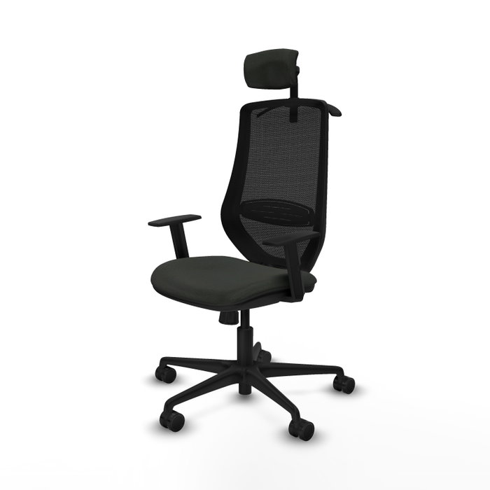 PIQUERAS Y CRESPO Silla de oficina Mardos con mecanismo Sincro, color Negro PIQUERAS Y CRESPO Silla de oficina Mardos con mecanismo Sincro, color Negro