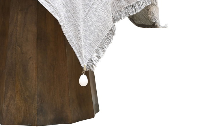DKD Home Decor Set de 4 Piezas Mármol y Metal Blanco