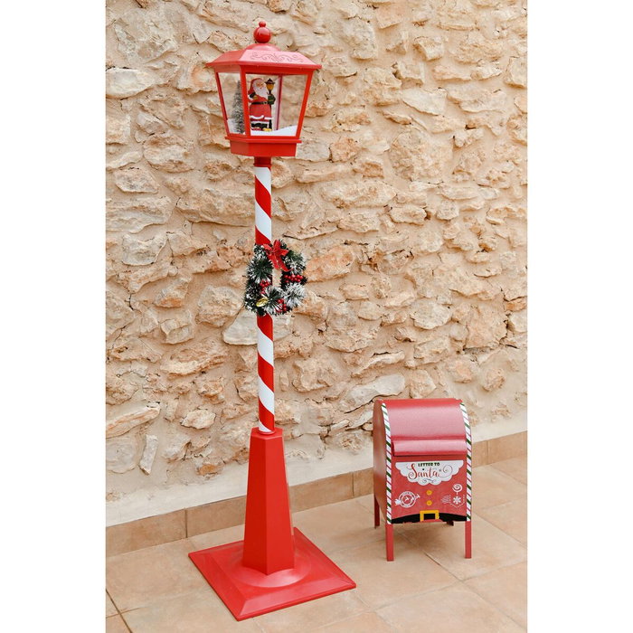 DKD Home Decor Buzón de Metal Rojo 28,5x26,5x52 cm