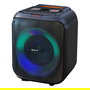 Denver BPS-250 Altavoz Portátil Estéreo Bluetooth 5.0 40W 8 Pulgadas 3600 mAh Negro con Iluminación LED y Micrófono