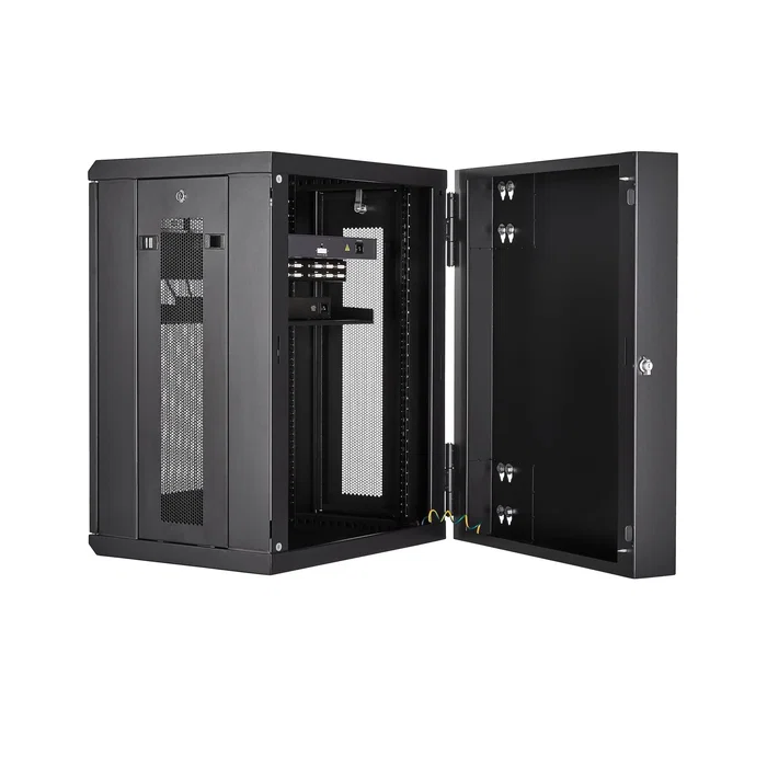 Startech Armario Rack de Pared 15U RK1520WALHM Negro