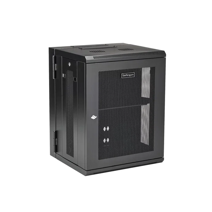 Startech Armario Rack de Pared 15U RK1520WALHM Negro