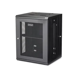 Startech Armario rack de pared 15U RK1520WALHM Negro