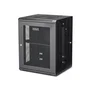 Startech Armario Rack de Pared 15U RK1520WALHM Negro
