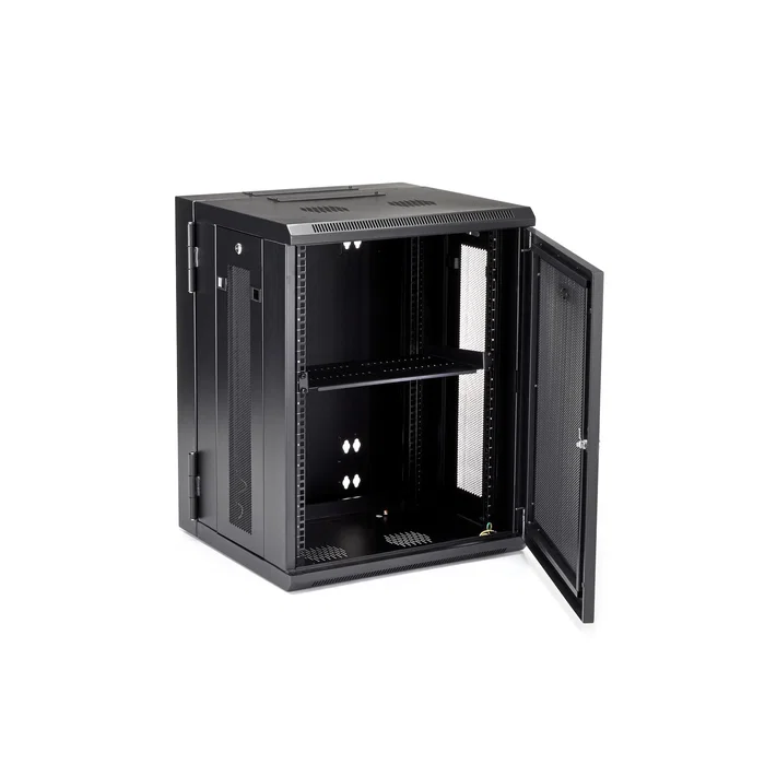 Startech Armario Rack de Pared 15U RK1520WALHM Negro