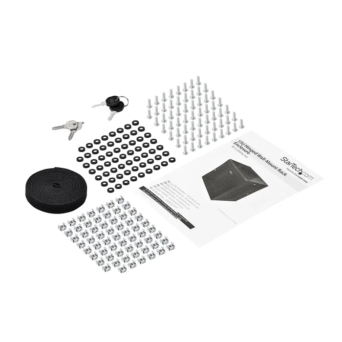 Startech Armario Rack de Pared 15U RK1520WALHM Negro