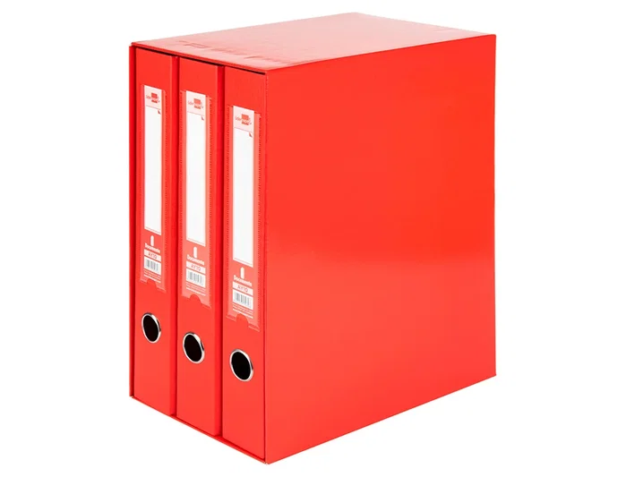 Liderpapel Modulo liderpapel 3 archivador folio 2 anillas mixtas 40mm rojo Liderpapel Modulo liderpapel 3 archivador folio 2 anillas mixtas 40mm rojo