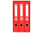 Liderpapel Modulo liderpapel 3 archivador folio 2 anillas mixtas 40mm rojo