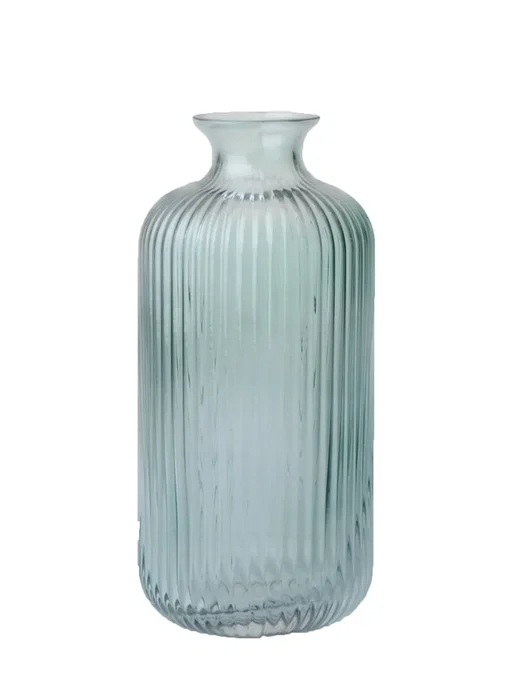 DKD Home Decor Jarrón de Cristal Surtido 9x9x21 cm