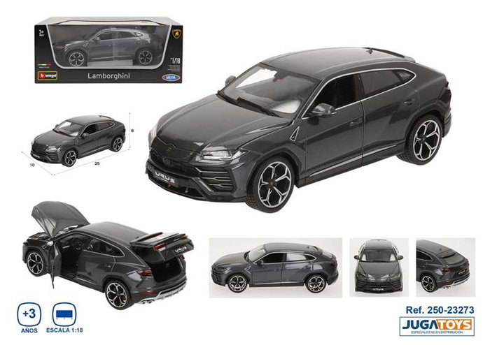 Burago Lamborghini Urus Gris Escala 1:18 Burago Lamborghini Urus Gris Escala 1:18
