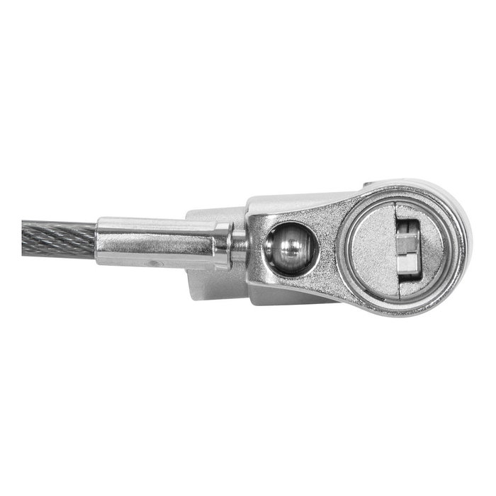 Targus ASP95MKGLX-25 Candado de Llave para Portátil, 2 m, Acero Galvanizado, Paquete de 25 Unidades