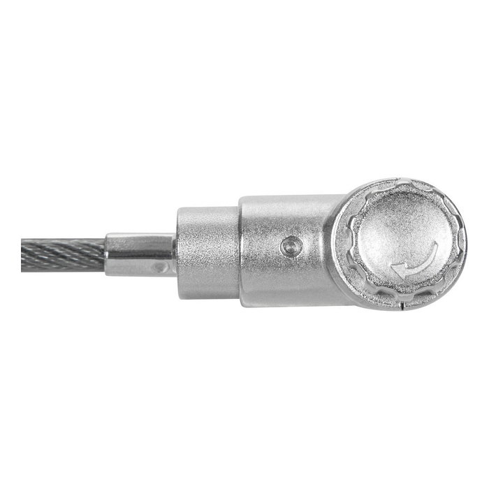 Targus ASP95MKGLX-25 Candado de Llave para Portátil, 2 m, Acero Galvanizado, Paquete de 25 Unidades