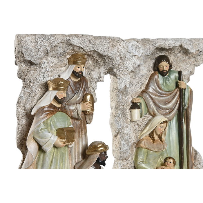 DKD Home Decor Nacimiento de Resina Multicolor Surtido de 2 Unidades DKD Home Decor Nacimiento de Resina Multicolor Surtido de 2 Unidades