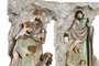 DKD Home Decor Nacimiento Navidad Tradicional Multicolor Resina 11 x 31.5 x 19.5 cm (2 Unidades)