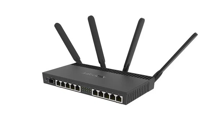 Mikrotik RB4011iGS+5HacQ2HnD-IN Router 10 puertos Gigabit 1 SFP+ WiFi AC2000 Dual-Band RouterOS