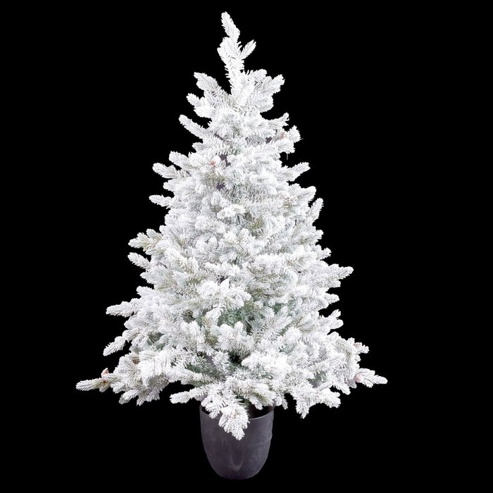 Árbol de Navidad Polietileno Piñas Nevado 60 x 60 x 120 cm Árbol de Navidad Polietileno Piñas Nevado 60 x 60 x 120 cm