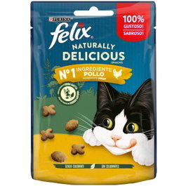 Purina Felix Naturally Delicious Pollo y Hierba Gatera 8x50g