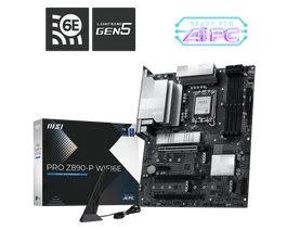 MSI PRO Z890-P WIFI6E Placa Base ATX LGA1851 Intel Z890 DDR5 256GB PCIe 5.0 M.2 WiFi 6E Bluetooth 5.3 5G LAN