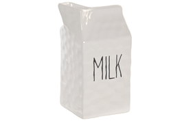 DKD Home Decor Lechera de Porcelana Blanca HUIDE 26