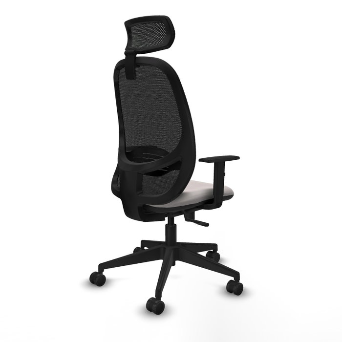 PIQUERAS Y CRESPO Silla de oficina Cilanco con mecanismo Sincro, Blanco y Negro PIQUERAS Y CRESPO Silla de oficina Cilanco con mecanismo Sincro, Blanco y Negro
