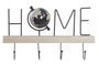 DKD Home Decor Perchero de Pared MDF y Hierro Negro