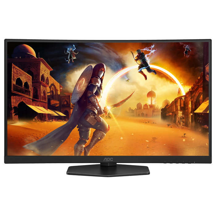 AOC C27G4ZXU - Monitor Gamer Curvo 27" Full HD, 280Hz, 1ms, FreeSync, HDR10, VA, 1500R, 2xHDMI, DP, USB Hub, Altavoces, Ajustable, Negro