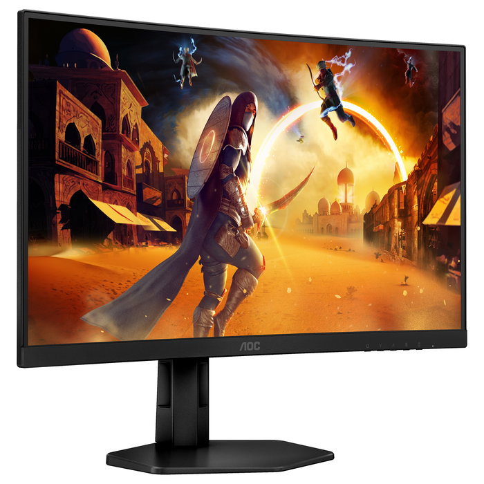 AOC C27G4ZXU - Monitor Gamer Curvo 27" Full HD, 280Hz, 1ms, FreeSync, HDR10, VA, 1500R, 2xHDMI, DP, USB Hub, Altavoces, Ajustable, Negro