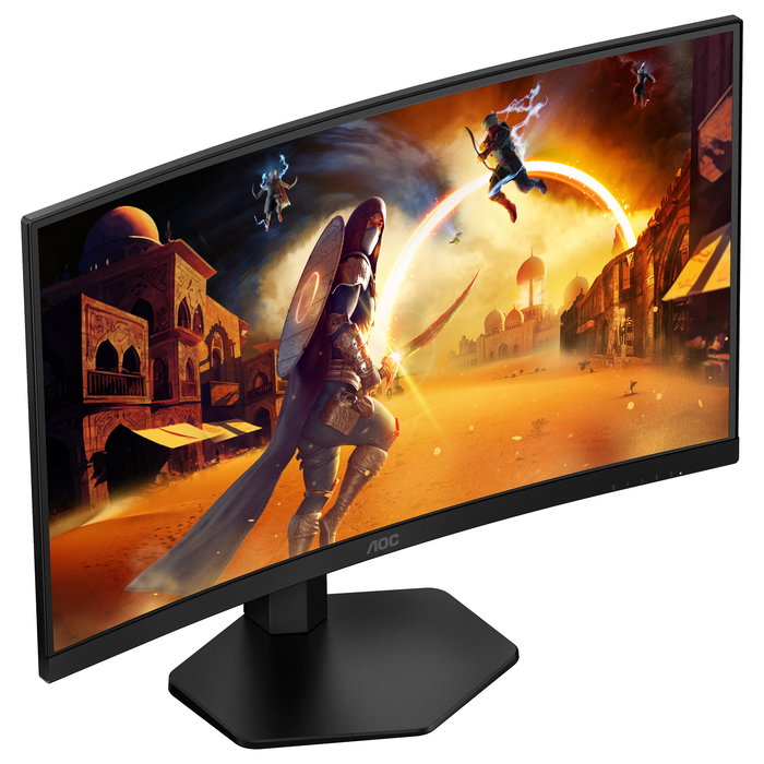 AOC C27G4ZXU - Monitor Gamer Curvo 27" Full HD, 280Hz, 1ms, FreeSync, HDR10, VA, 1500R, 2xHDMI, DP, USB Hub, Altavoces, Ajustable, Negro