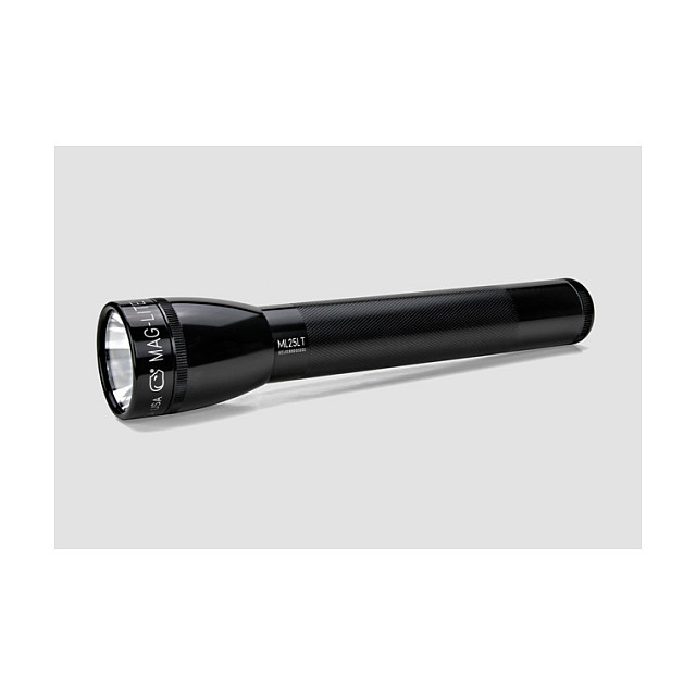 Maglite Linterna de Mano ML25LT 3 C-Cell LED 173 Lm Aluminio Negro A Prueba de Agua