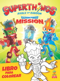 EDIBA EUROPA EON Libro para colorear Superthings Kazoom Power - Mission