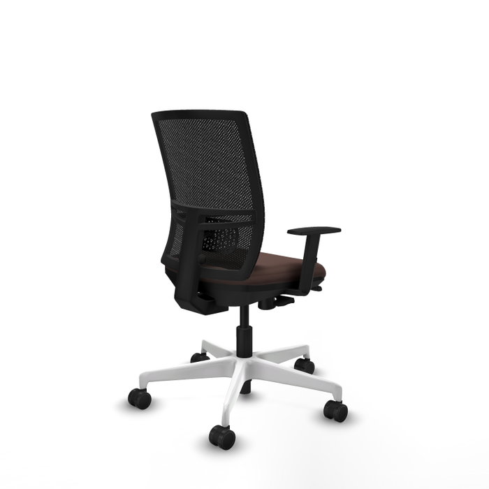 PIQUERAS Y CRESPO Silla de oficina Yunquera Marrón oscuro y Negro PIQUERAS Y CRESPO Silla de oficina Yunquera Marrón oscuro y Negro