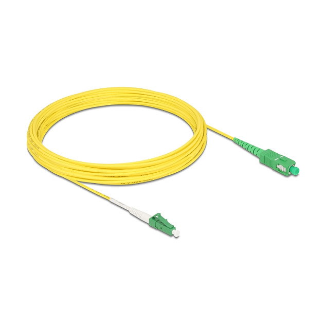 DeLOCK 83876 Cable de fibra óptica LC-APC a SC-APC Simplex Singlemode OS2, 10 m DeLOCK 83876 Cable de fibra óptica LC-APC a SC-APC Simplex Singlemode OS2, 10 m