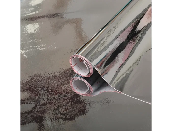 D-c-fix Rollo Adhesivo Papel Autoadhesivo Plata Brillante 45 cm x 15 m para Manualidades, Decoración y Renovación de Muebles DIY
