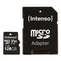 Intenso Tarjeta de Memoria Micro SD 128 GB UHS-I Clase 10 U3 V30 hasta 100 MB/s con Adaptador SD