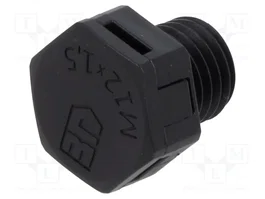 FIBOX Elemento de compensación de presión M12 Negro